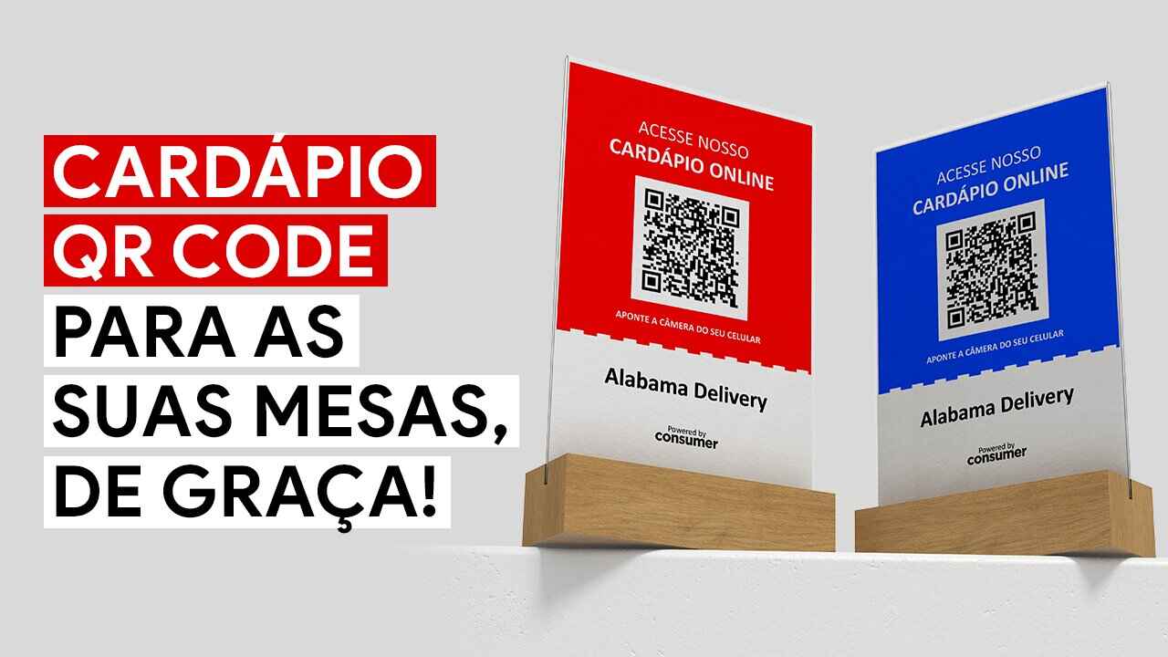 Cardápio QR Code na Mesa Gratuito