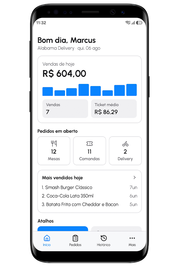 Consumer Cloud em celular Android