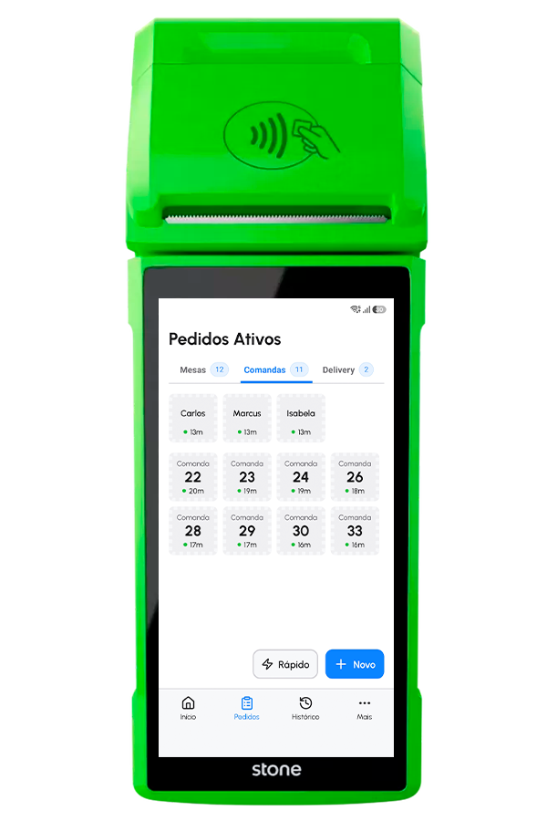 Consumer Cloud na maquininha Stone