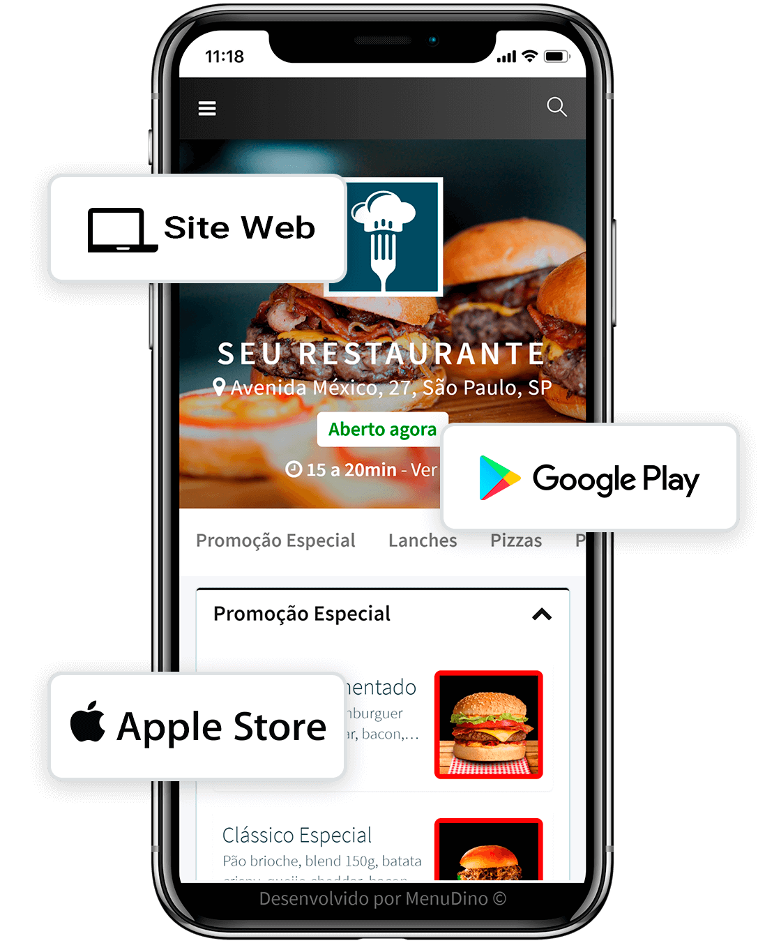 Seu Site e App Delivery Exclusivo.