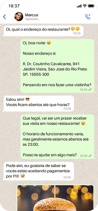 BOT Consumer Restaurante