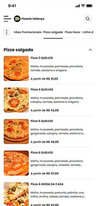 MenuDino Cardápio Digital Página Inicial