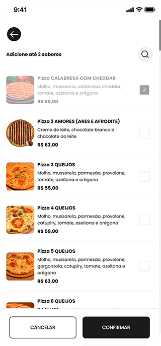 MenuDino Cardápio Digital Relação de Produtos