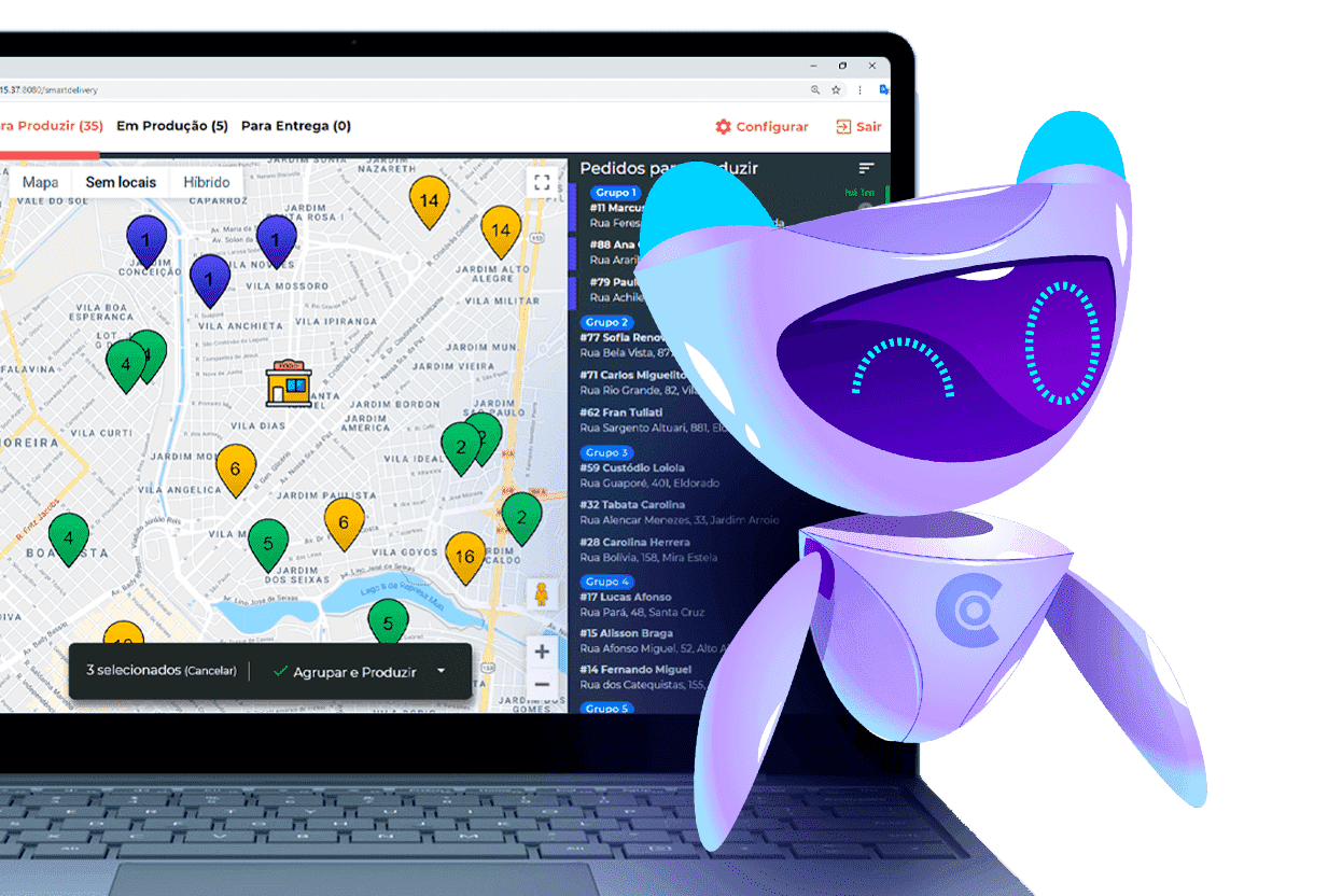 Controle de delivery com o Smart Delivery do Consumer