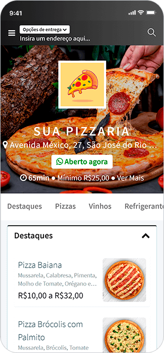 Sistema para Pizzarias Consumer