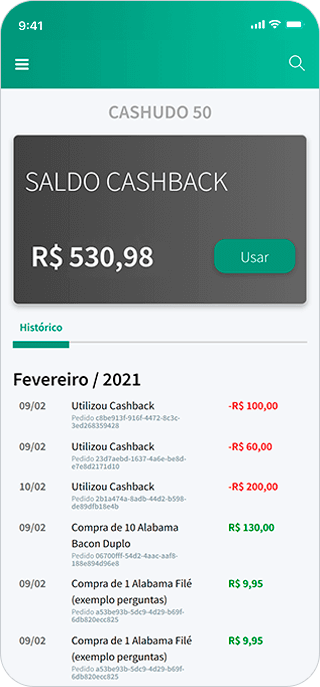 MenuDino Celular Programa de Cashback para Pizzarias.
